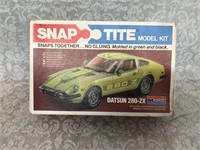 Vintage Snap Tite model kit 280 ZX assembled with