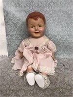 Vintage composition doll 21” unknown maker