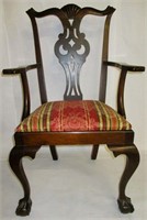 1880 American Chippendale Arm Chair