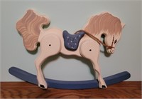 Rocking horse wall hanger. 19×13