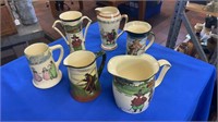 5 ROYAL DOULTON SERIES WARE WATER JUGS & VASE