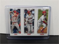 2022 Topps Trout/Ohtani/Rendon Triple Play Card