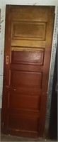 Wooden 5 Panel Door 84"x34"