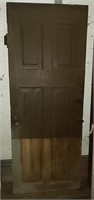 Wooden 4 Panel Door 81.5"x32"