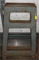 Cast Iron Industrial Table Legs. 20x30.5. Bidding