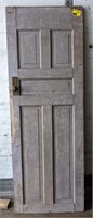 Five Panel Door w/ Handle. 30x84