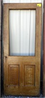 3 Panel Glass Top Door (no glass) 32"x72"