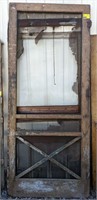 2 Panel Glasstop Door 38"x78" & Porch/Screen