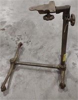 Vintage Brass Adjustable Stand 23"x18"