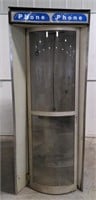 83"x32" x33" Vintage Phone Booth