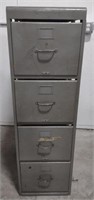 Vintage Wooden Filing Cabinet 51.5"x16"x26.5"