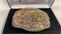 Dale Chavez Belt Buckle SAAHA Champion