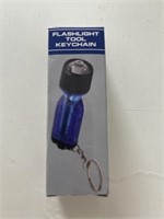 Small Red Flashlight Tool Keychain