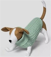 Cable Knit Turtleneck Dog Sweater