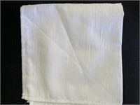 White Linen Napkin 18" x 18”