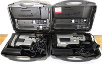 (2) Panasonic VHS Movie Cameras AG-196