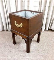 Mahogany Chippendale Planter with Liner