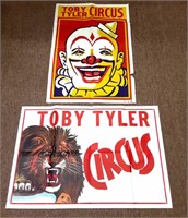 Beautiful Circus Posters, Never Mounted