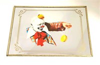 Original Circus Clown Mirror 11" x 15"