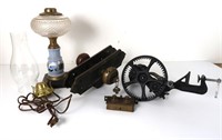Antique Peeler, Hardware, Lamp & more!