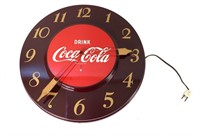 Original 1950s Porcelain Coca-Cola Clock