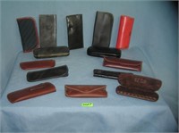 Group of modern and vintage eyeware cases
