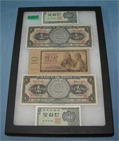 Group of vintage World currency