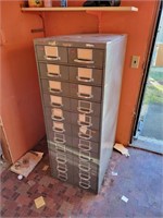 Remington Rand Card File Cabinet