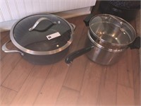 (2) Covered Cookpans