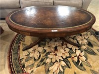Oval Cherry Coffee Table (46" W x 24")