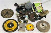 Lot of Sand Paper and Grinding Wheels