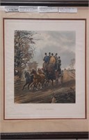 1878 "Four In Hand" Etching by H Alken E G Hester