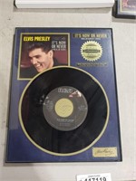 Elvis Presley "It's Now or Never"  Record Framed
