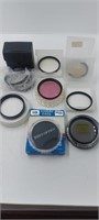 Lot of 10 52mm Camera Filters