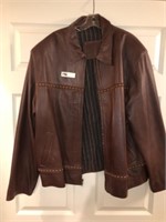 Leather Mens Jacket (LG)