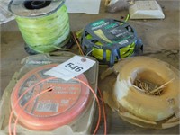 4 SPOOLS WEED EATER STRING