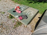 2 SETS OF CORNHOLE BOARDS