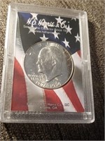 1976 S 40% Silver Eisenhower Ike Dollar BU. (Z2L)