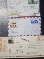 3 Envelopes W/Stamp From Venezuela to CA1980s.1S12