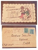 A pressing engagement,Leather postcard,p79