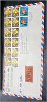 Envelope w/Stamps From Japan to CA 1986.(1S 1)