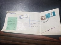 Envelope with stamps,1S 20