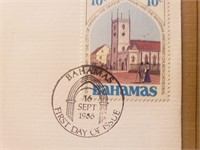 First day of issue Bahamas Christ church Cathedral