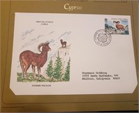 First Day Of Issue Cyprus Endemic Wildlife 1986.2C