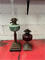 Edwardian Oil Lamps -