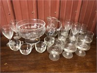 Assortment of Clear Glass