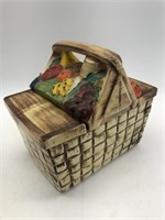 Real McCoy Picnic Basket Cookie Jar