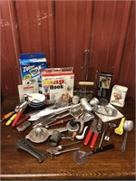 Variety of Kitchen Utensils & More