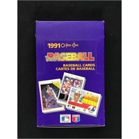 1991 Opc Baseball Wax Box Full