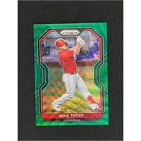 2021 Green Prizm Mike Trout
